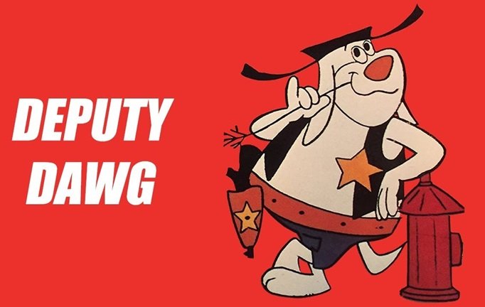 Deputy Dawg- Most famous cartoon dog